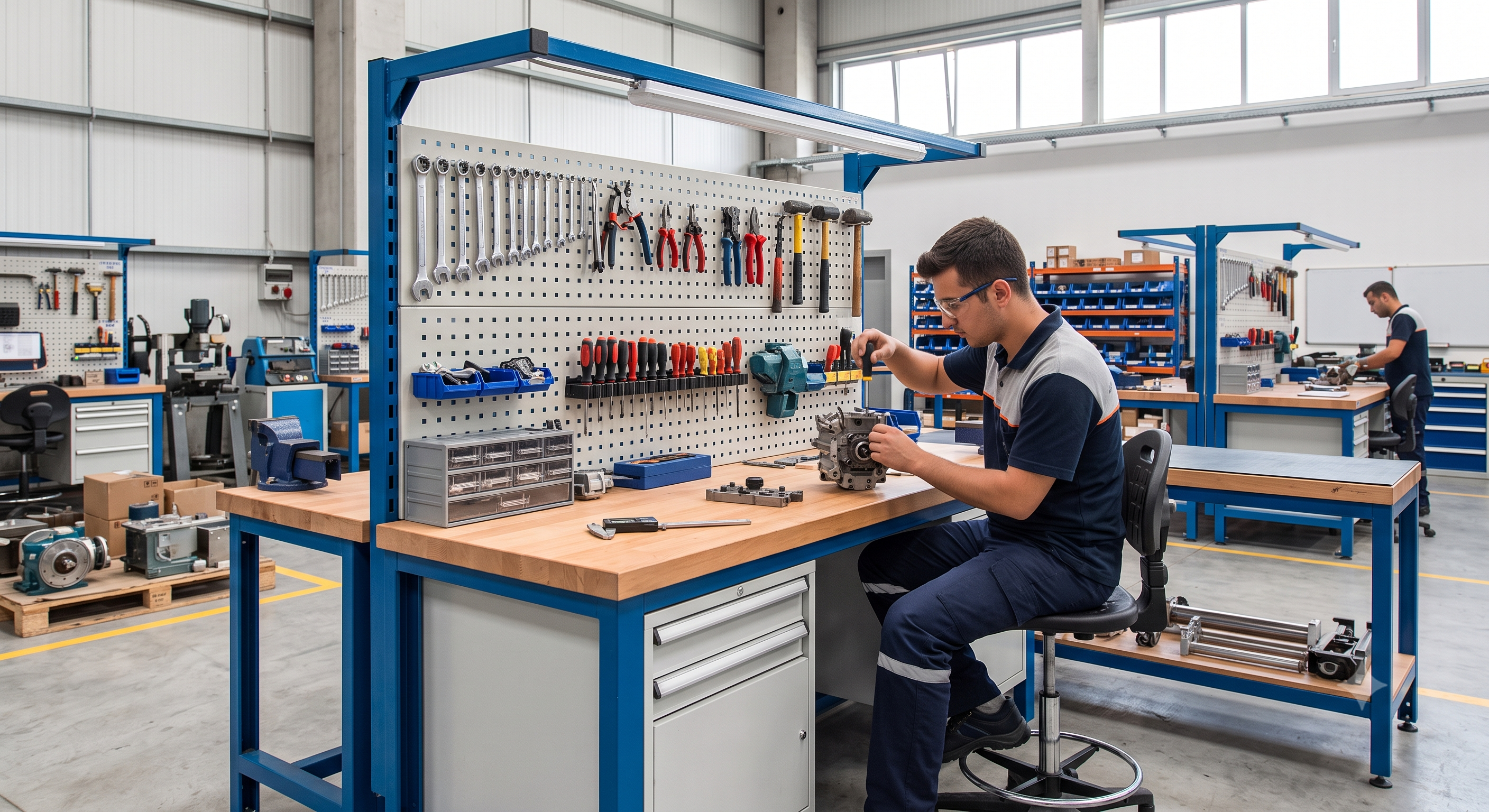 Çalışma Tezgahı Modelleri ile Üretim Alanlarında Maksimum Performans ve Ergonomi
